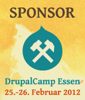 Sponsor - DrupalCamp Essen vom 25.-26. Februar 2012 im Unperfekthaus