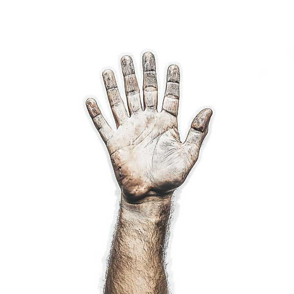 Ai generated hand with six fingers